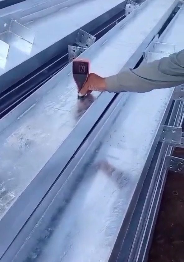 Hot Dip Galvanizing Quality And Microns Checking