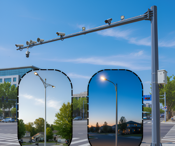 Street Lighting & CCTV Pole