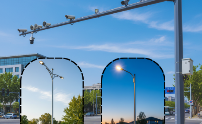 Street Linghting & CCTV Pole