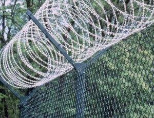Our Products, Chain-link fencing for security.