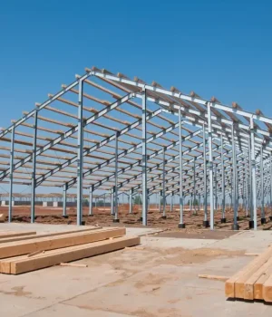 Hot Dip Galvanized Industrial Structures
